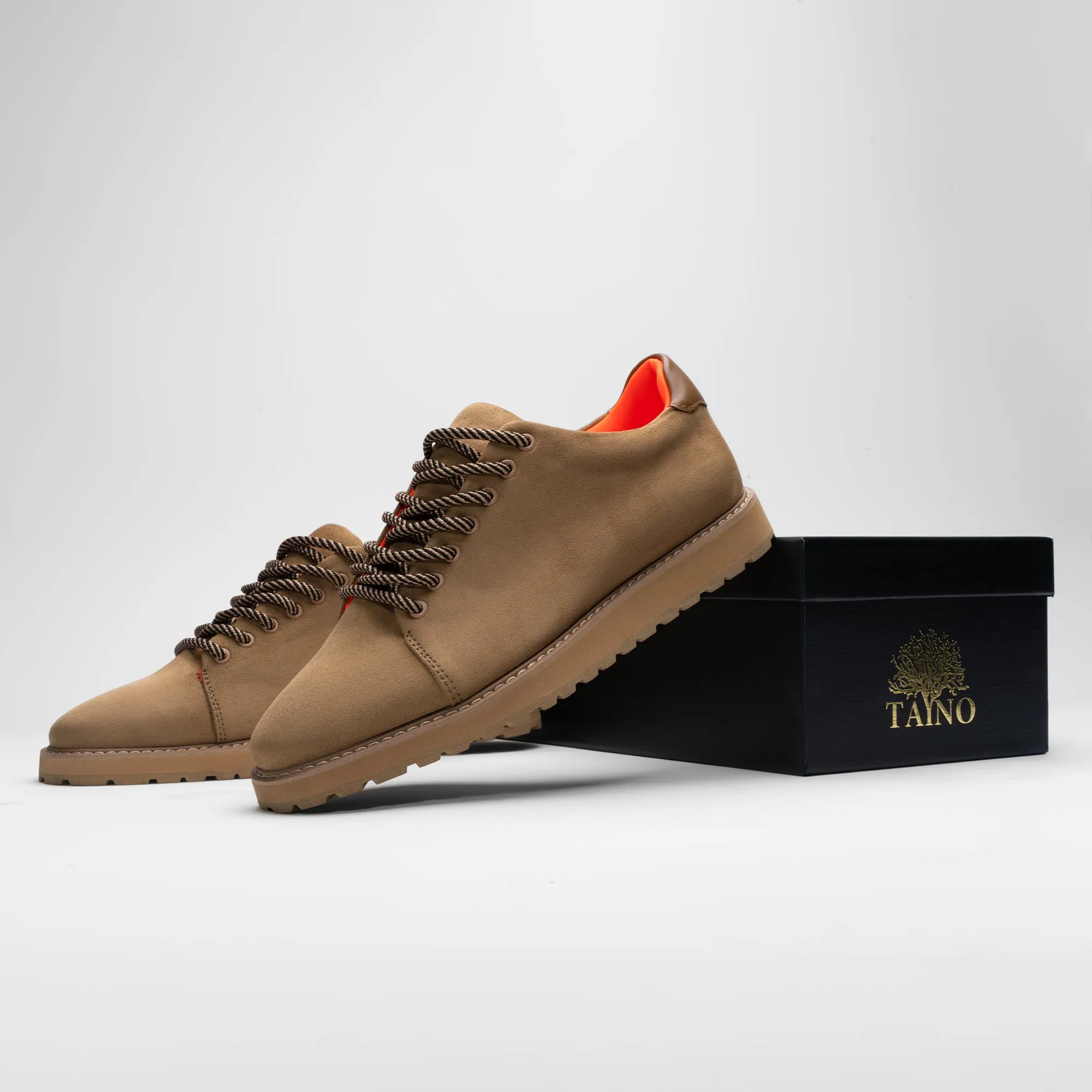 The Muscoby S TAYNO Suede Low Lace Up Sneaker