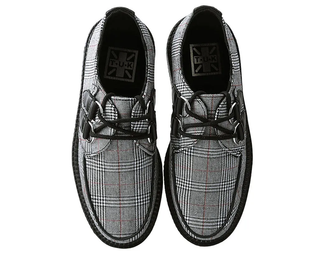 T.U.K B/W/R Plaid Viva Low Creeper