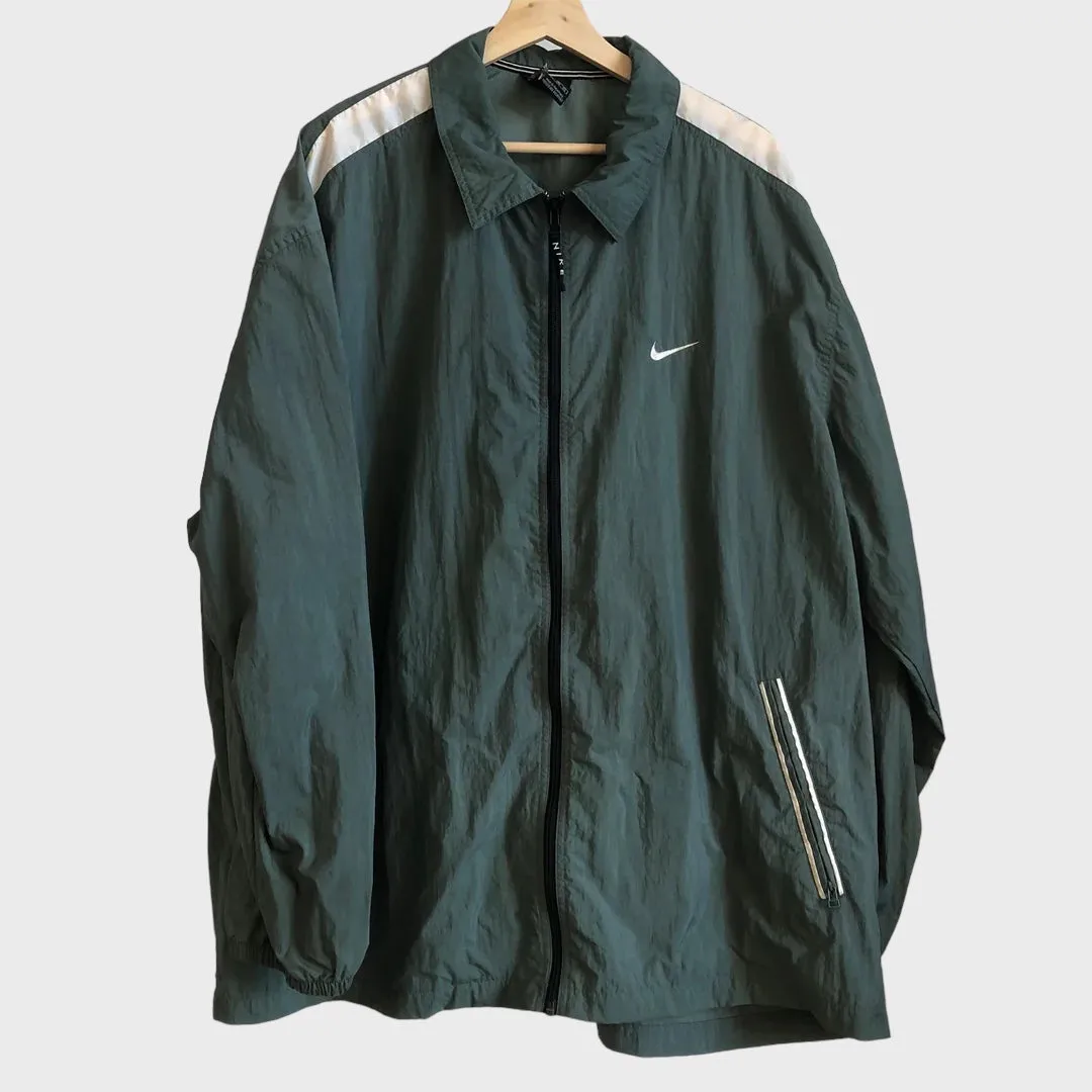 Vintage Green Windbreaker Jacket 2XL