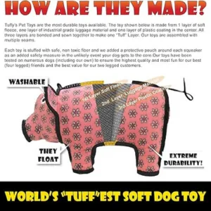 VIP Tuffy's Mega Odd Ball Chain Link Print Dog Toy