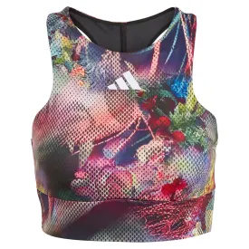 Women`s Melbourne Y-Back Cropped Tennis Tank Multicolor and Black