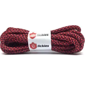 Yeezy Laces 3M Reflective Rope Laces V2 - BRED Black / Red Laces